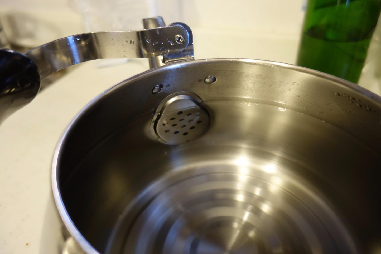 1.6 L Stainless Steel Tea Kettle With Tea Strainer
