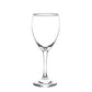 6 PC 8.5 Oz Cristar Versalles Wine Glasses