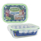 1500ml Green Glass Rectangle Food Container