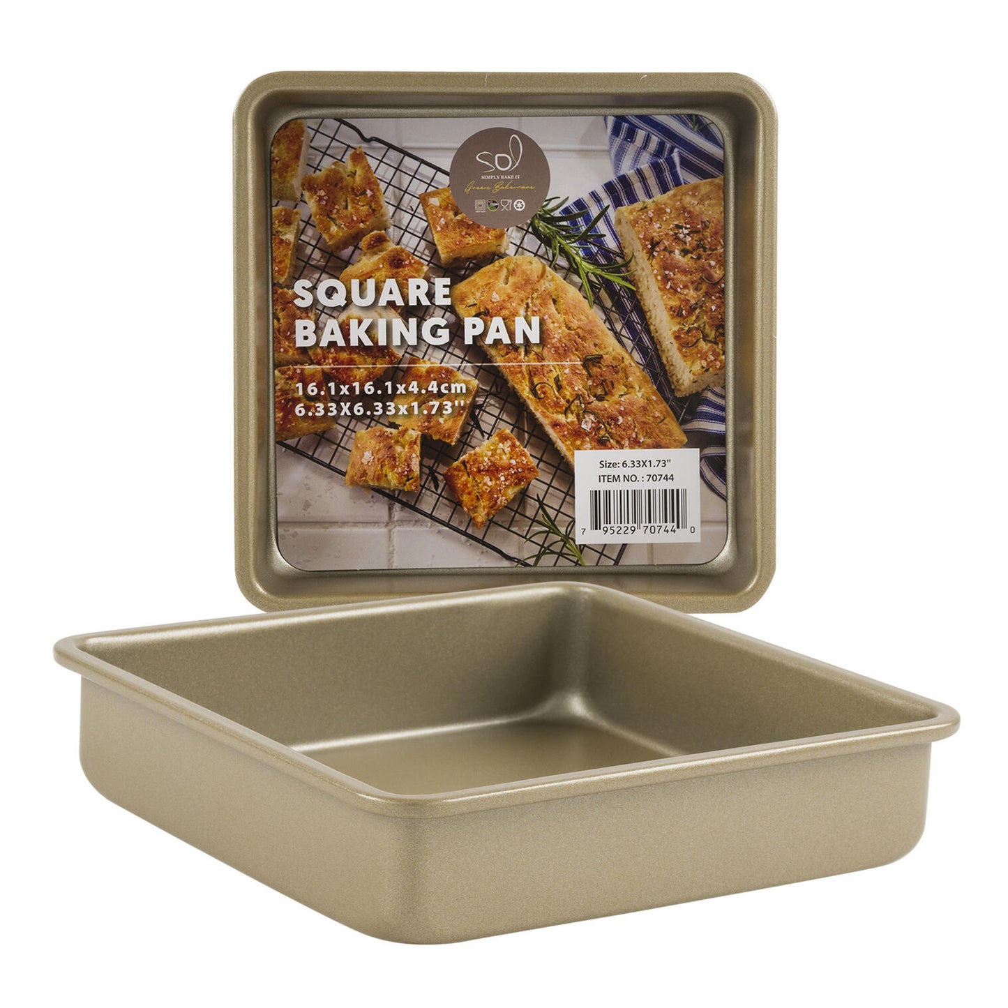 16cm Square Baking Pan