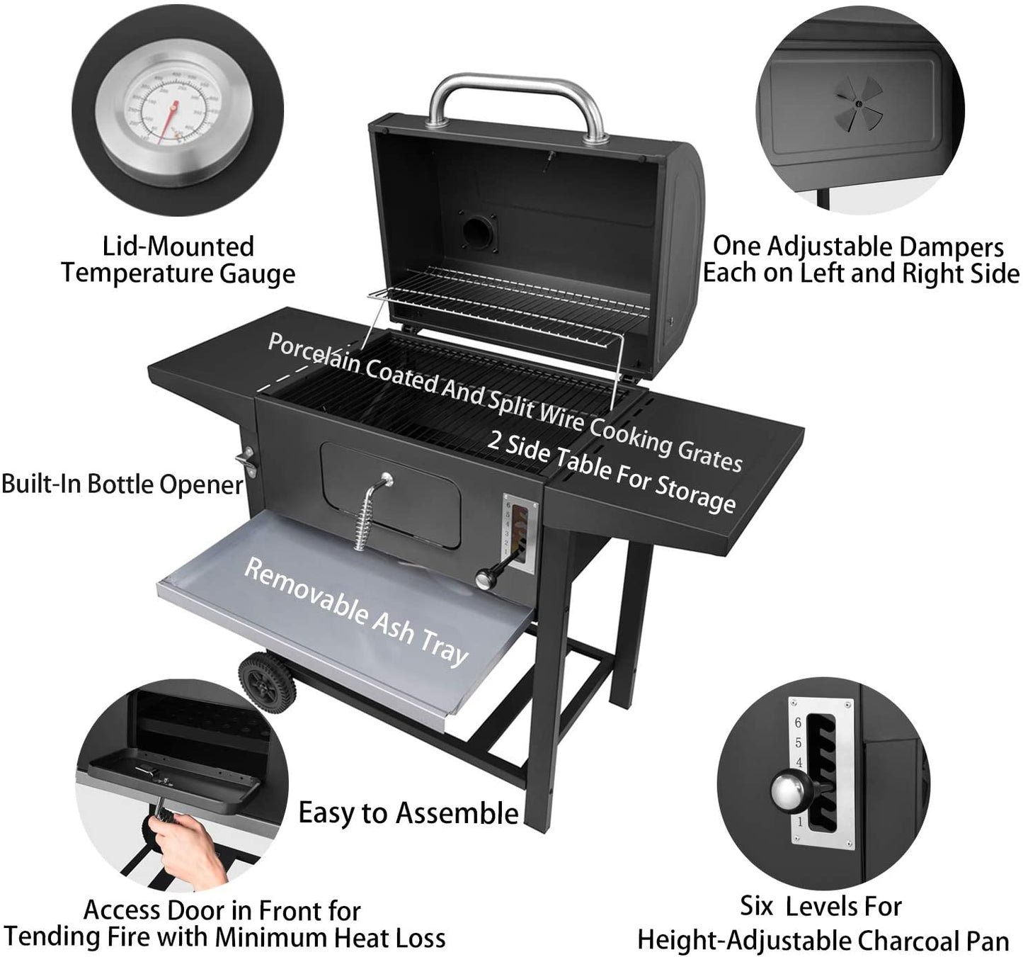 Beef Maker Charcoal Grill BBQ- Charcoal Grill