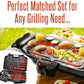 19 Pieces Grilling with Wooden Handles Set in Carry Case