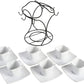 13 PC Gibson Espresso Set with Metal Rack