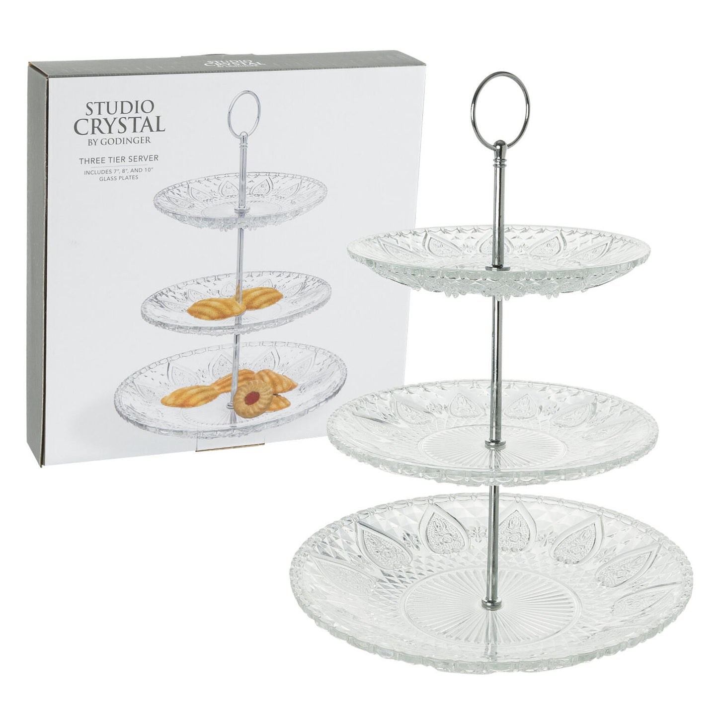 3 Tier Crystal Cake Stand / Dessert Tower