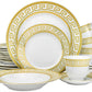 20 PC Greek Design Gold Dinner Set