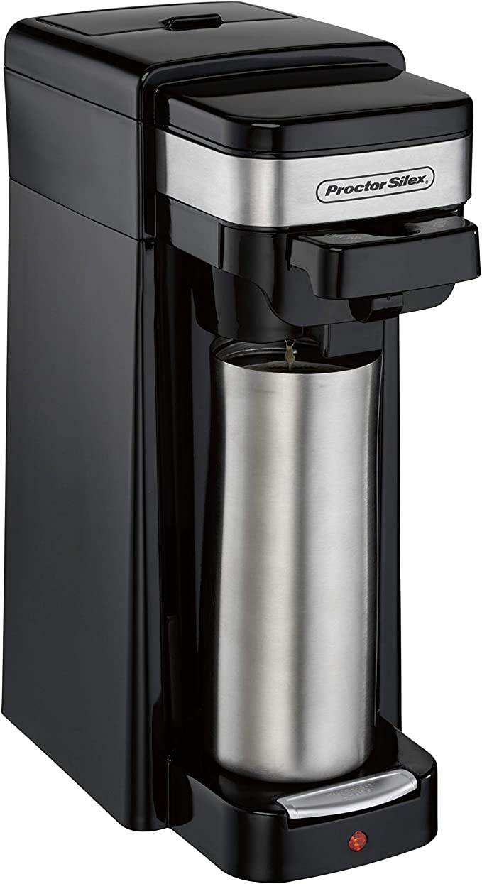 Portable Single Serve Coffee Maker With 14oz Travel Mug – R & B Import