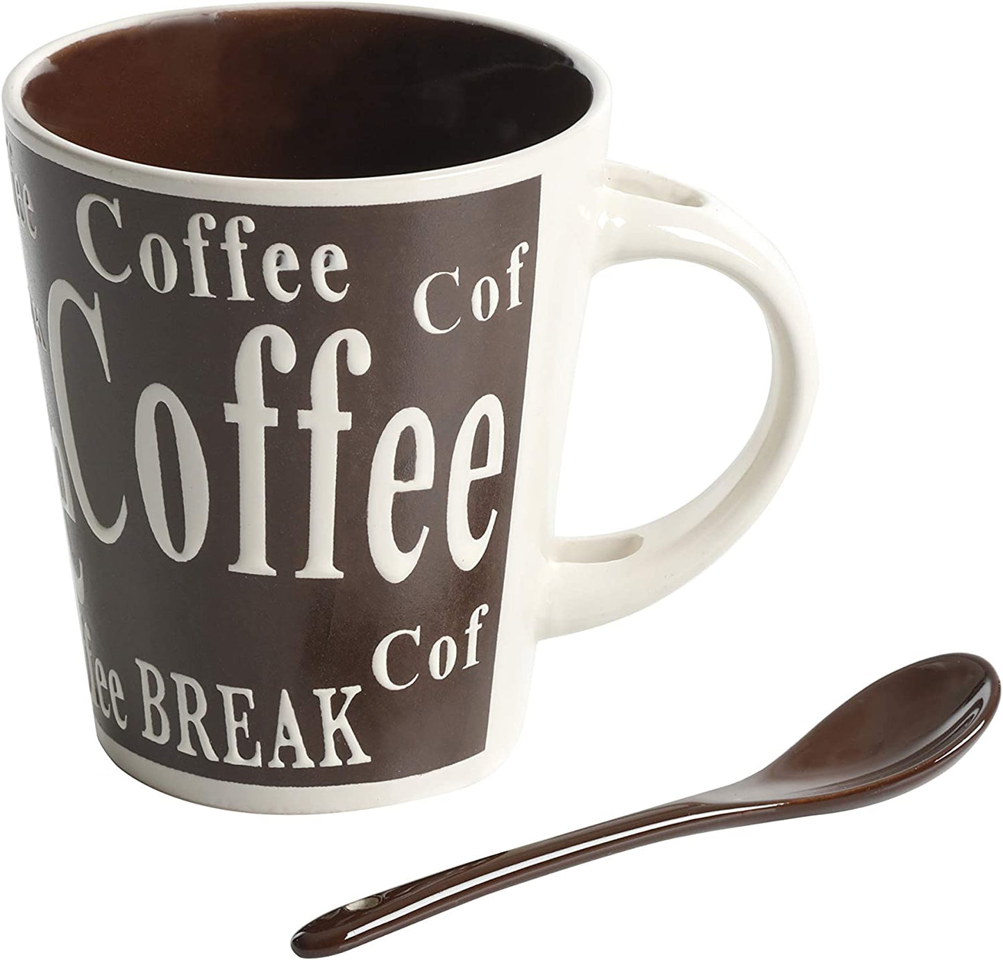 8 PC Mr. Coffee Mug & Spoon Set