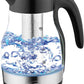 1.7L Cordless Glass Electric Kettle With Tea Infuser
