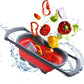 Red Collapsible Silicone Colander