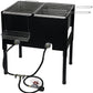 Double Deep Fryer With Burner and Stand