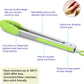 11" Green Multi-purpose Tongs