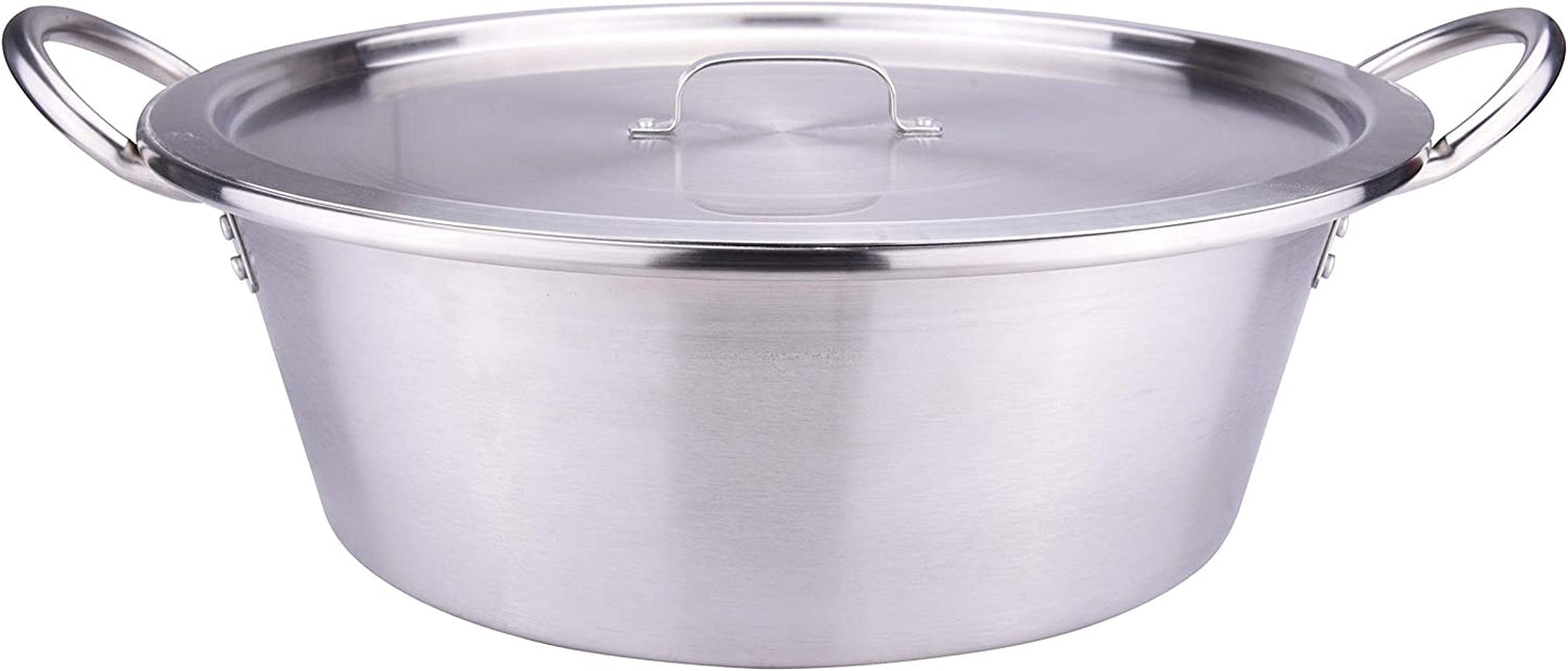 53cm Stainless Steel Cazo With Lid