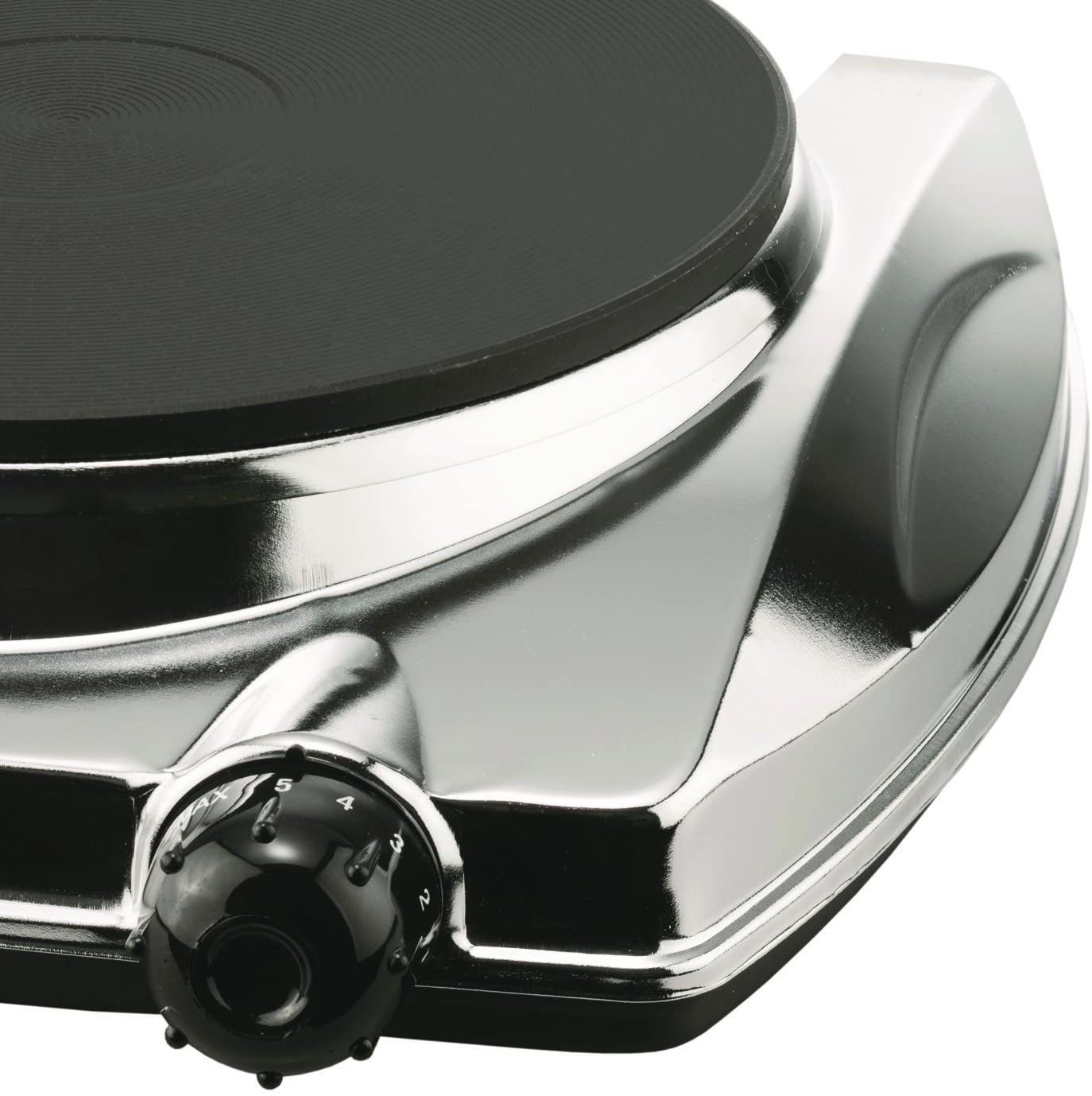 Brentwood Silver Single Burner Countertop Electric Hotplate