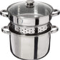 2 Tier Layer Stainless Steel 18/10 Induction Steamer
