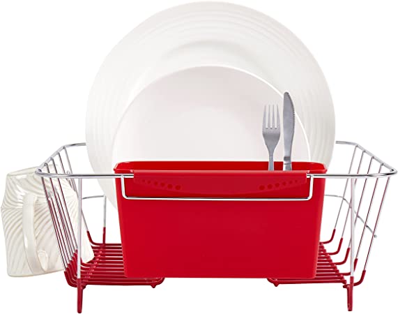 1 Tier Dish Drainer-Red