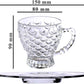 12 PC Bubble Glass Tea Cup Set