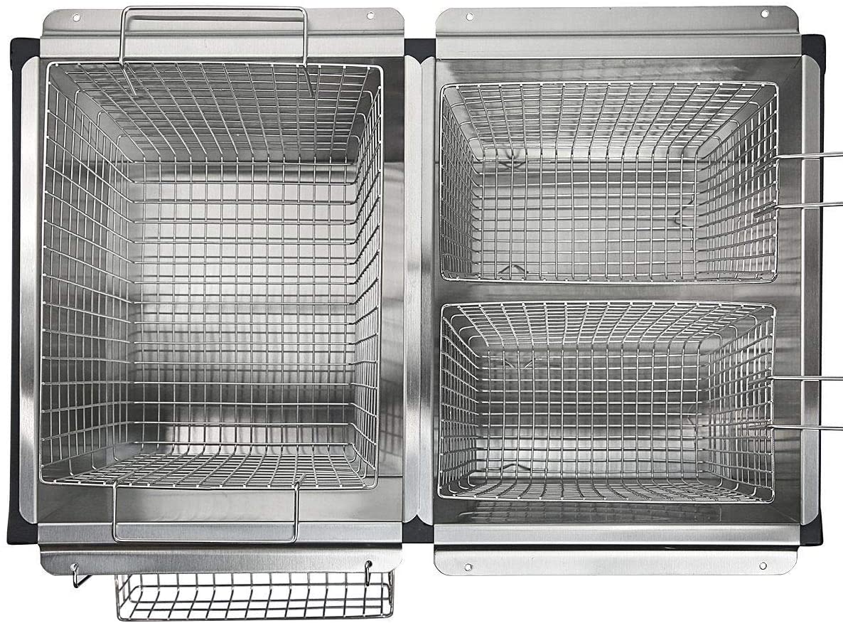 Double Deep Fryer With Burner and Stand