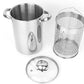 4 QT Stainless Steel Asparagus Steamer Pot
