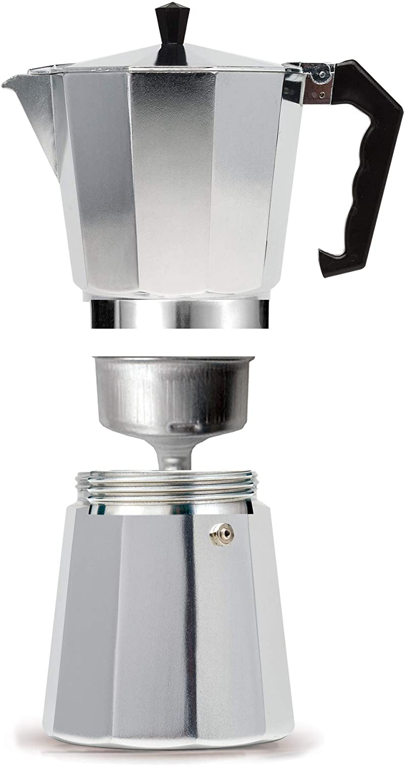 6 Cups Expresso Mocha Maker For Classic Italian Style Coffee