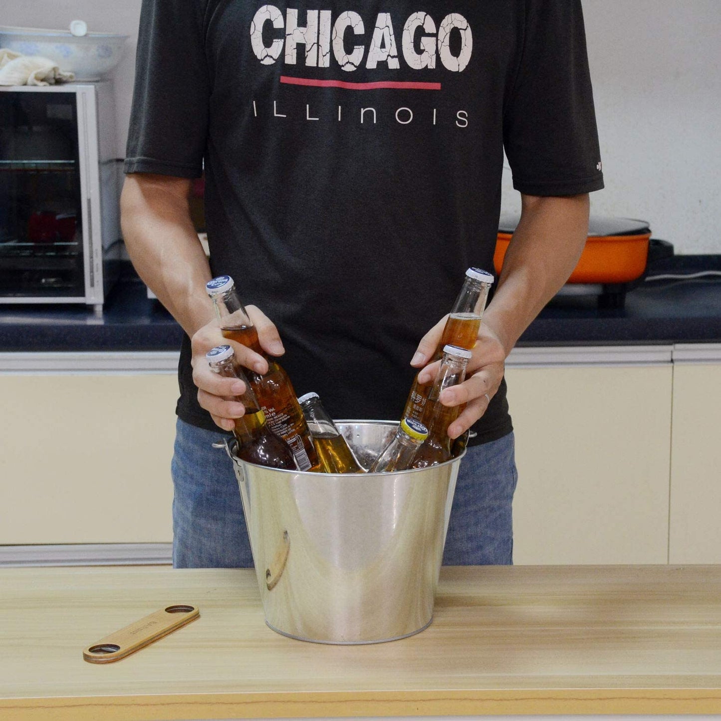 5 QT Galvanized Pail Beer Bucket
