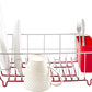 1 Tier Dish Drainer-Red