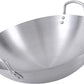 60cm Stainless Steel Double Short Handles Wok Pan