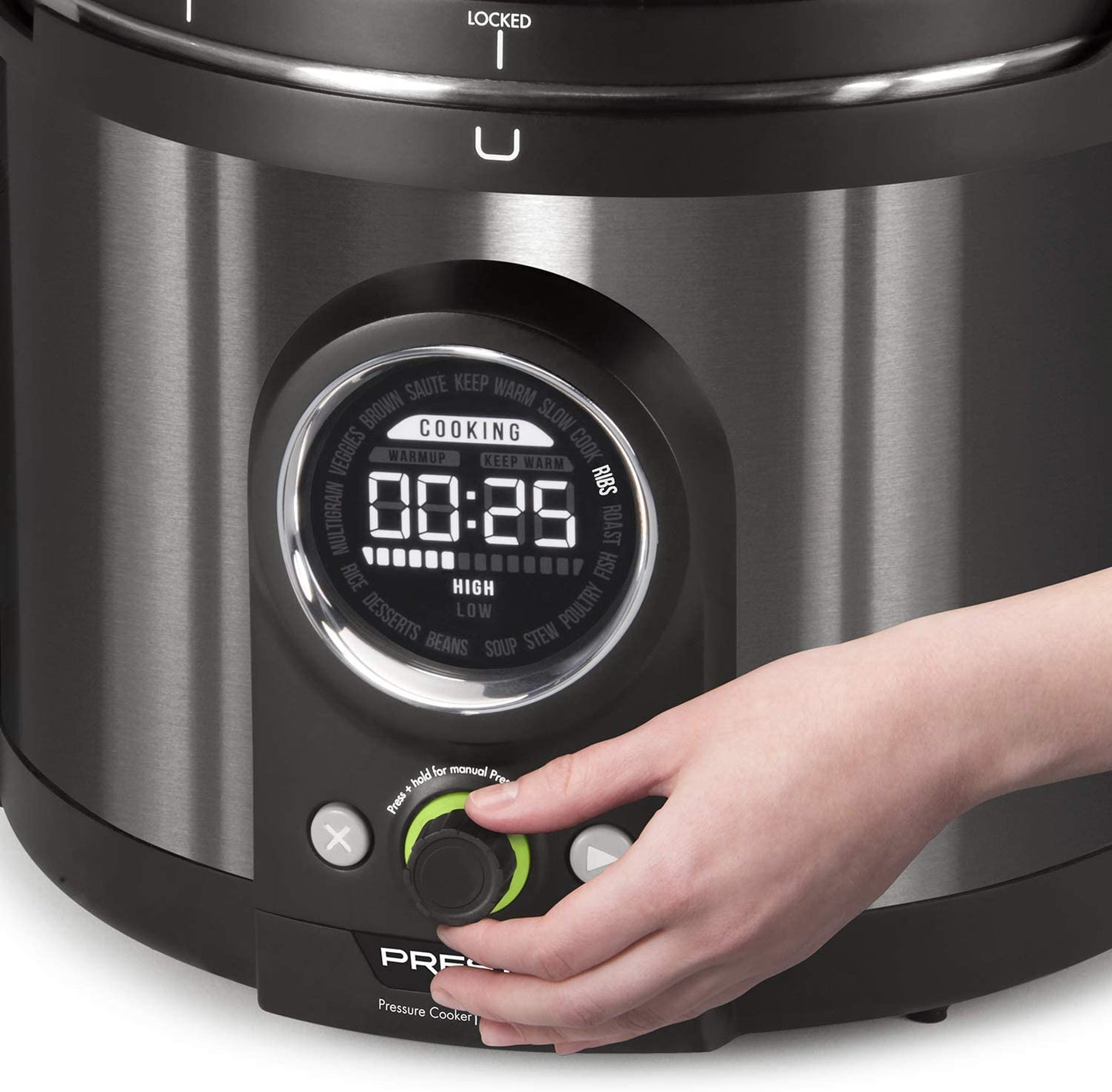 10 QT Multi-use Programmable Plus Electric Pressure Cooker