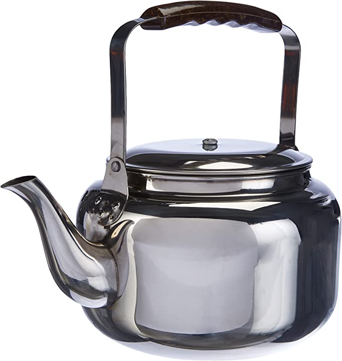 1L Stainless Steel Tea Kettle Stove Top Induction Teapot Kitchen