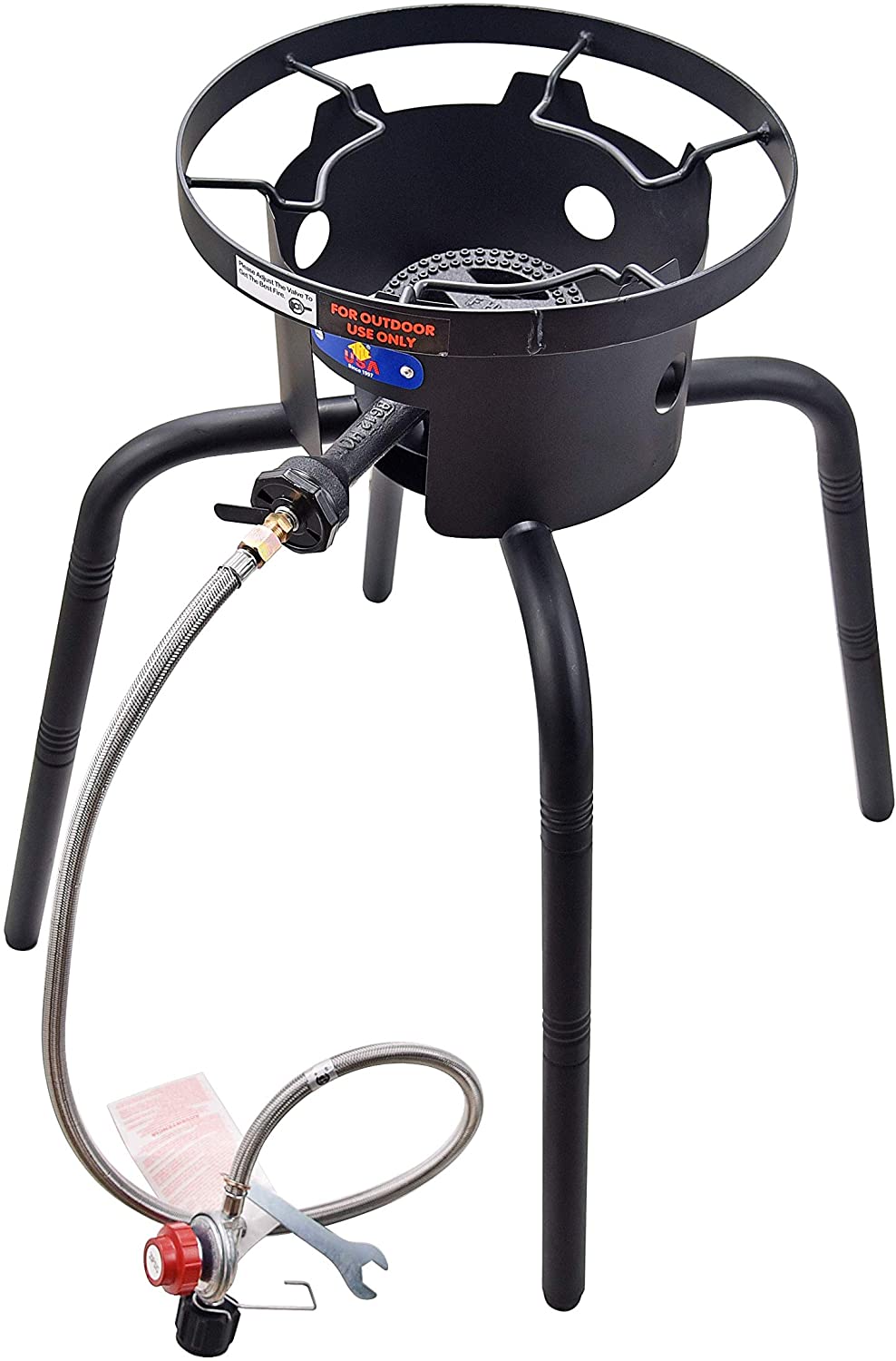 Outdoor Propane Single Burner Stove With Threaded Legs