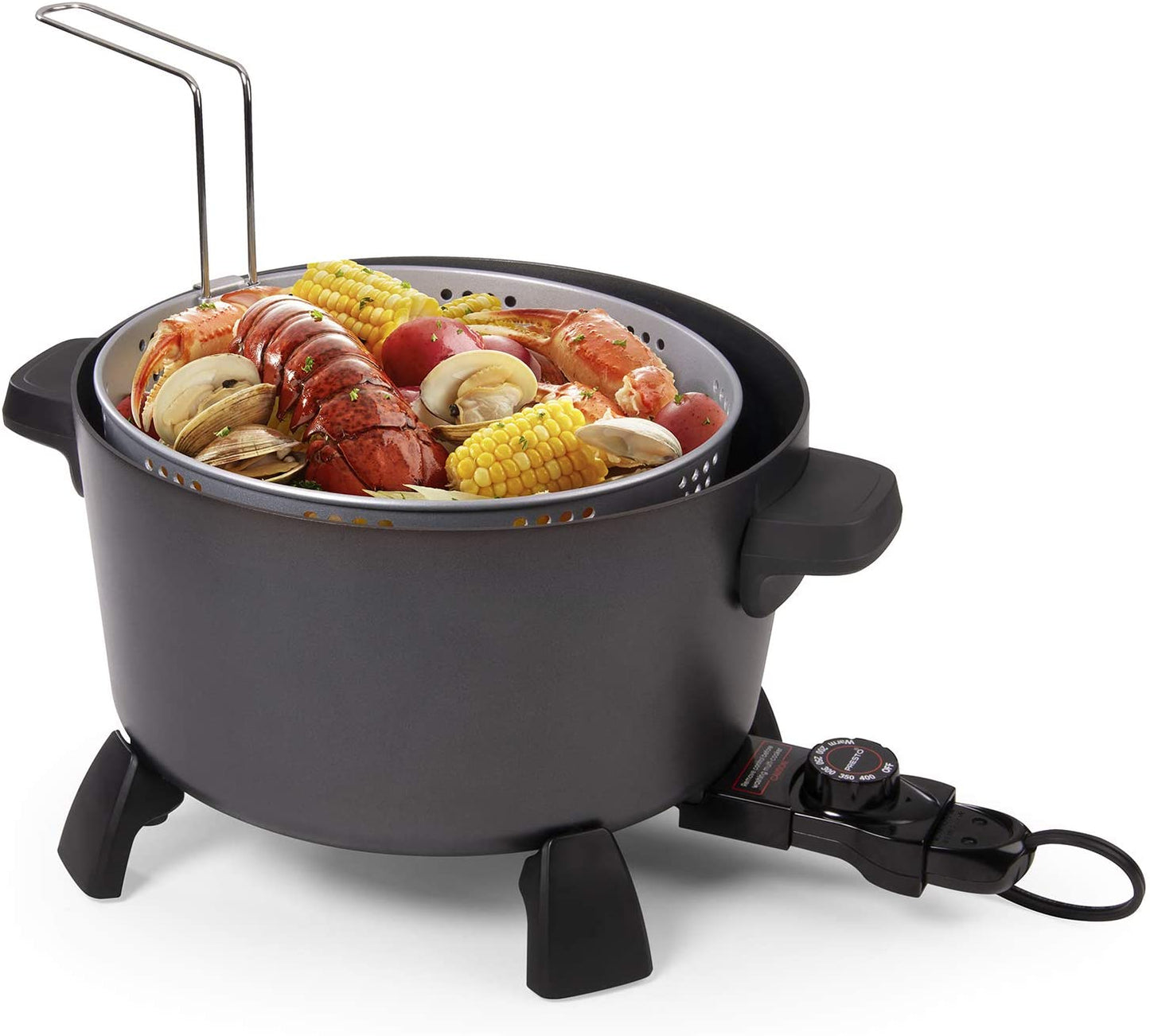 Presto 10 QT Kitchen Kettle XL Steamer Multi-Cooker