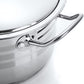 22 QT Stainless Steel 18/10 Induction Low Pot