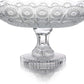Elegant Square Glass Fruit Bowl