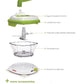 Manual & Processor Spinner Chopper Dicer for Fruits, Herbs