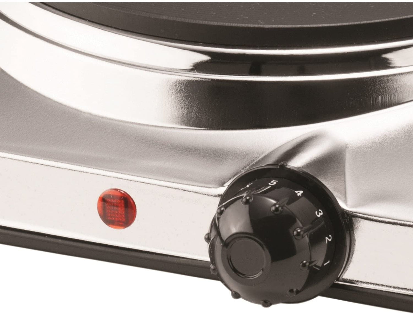 Brentwood Silver Electric Countertop Double Burners Hotplate