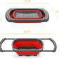 Red Collapsible Silicone Colander