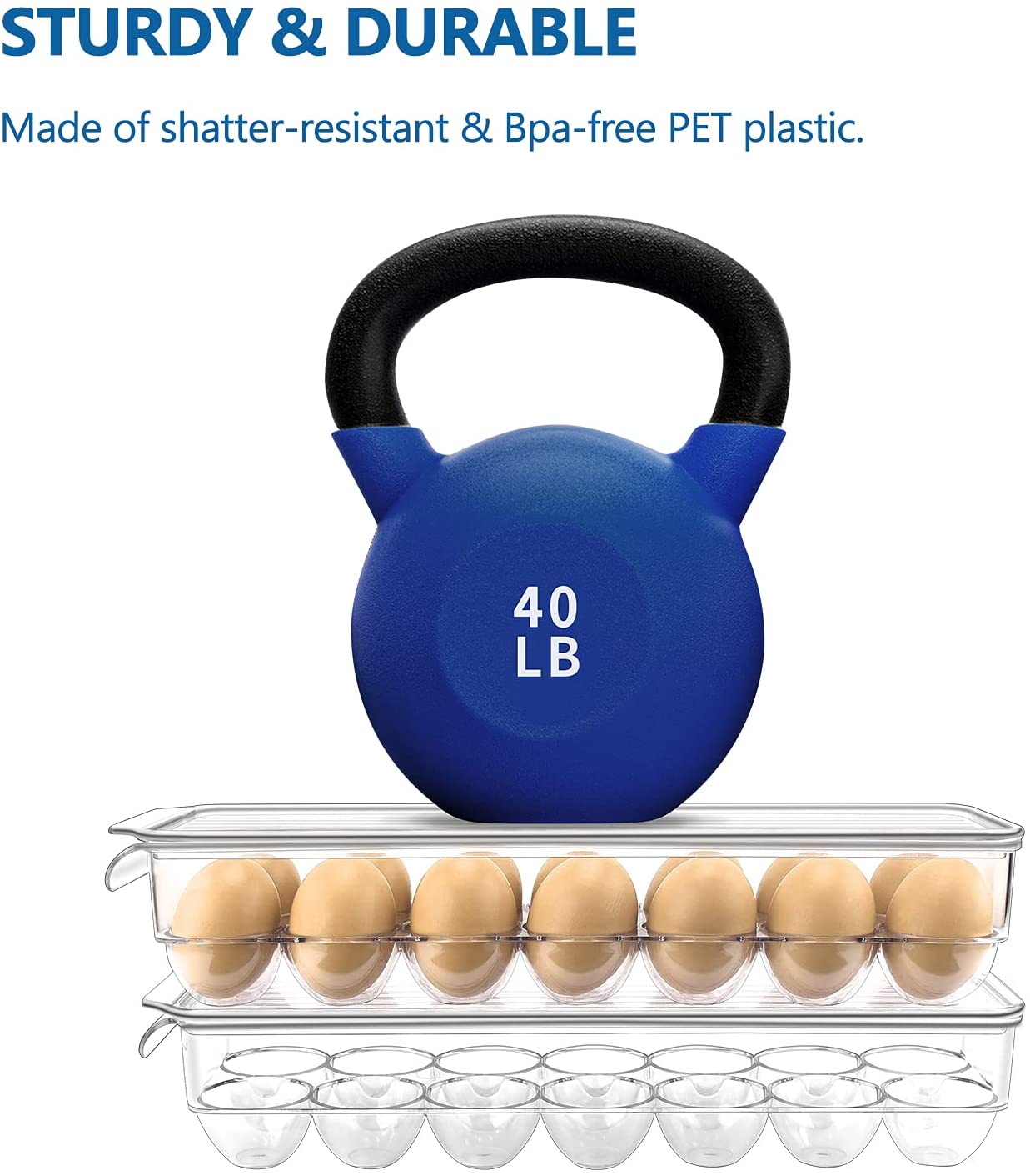 Stackable Egg Holder Refrigerator/Fridge