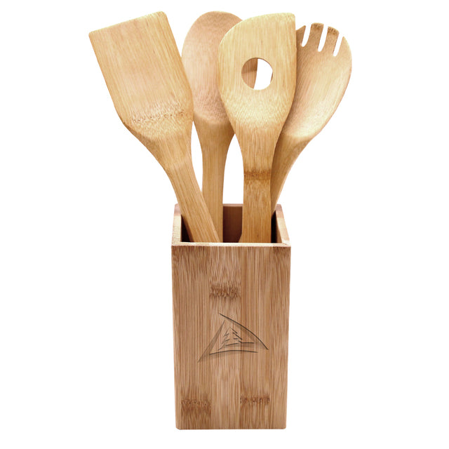 5 PC Bamboo Utensils