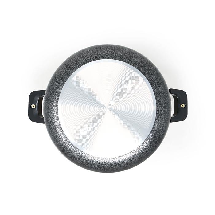 12" Low Pot Non Stick Heavy Gauge With Glass Lid