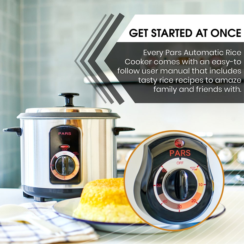 15 Cup Pars Automatic Persian Rice Cooker