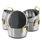 6 PC Mini Dutch Oven Set with Brass Handle