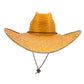 Double Weaved Hard Shell Ranch Style Shade Hat Large Fit Wide Brim Straw Hat