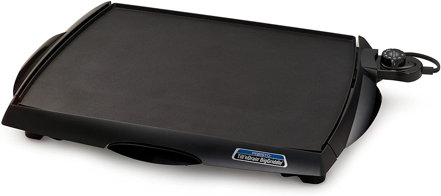 Presto Tilt' n Drain Big Cool-Touch Electric Griddle