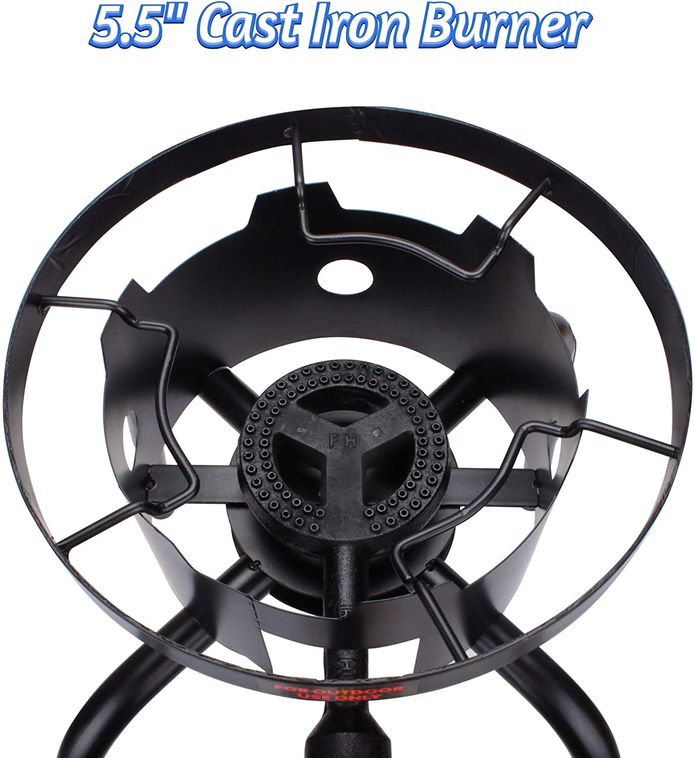 Outdoor Propane Single Burner Stove With Threaded Legs