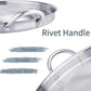 40cm Heavy Duty Stainless Steel Convex Comal