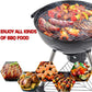 17" Round Portable BBQ Roaster Grill - Asador- Charcoal Grill