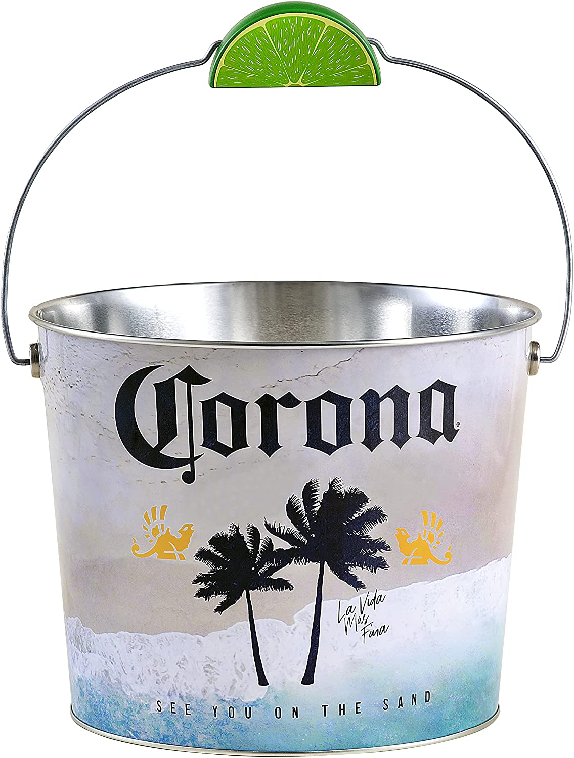 Corona Extra Galvanized Beer Bucket