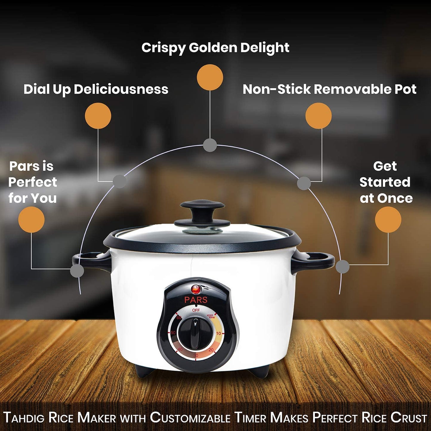3 Cup Pars Automatic Persian Rice Cooker