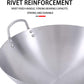 60cm Stainless Steel Double Short Handles Wok Pan