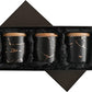 6 PC Black Marble Canister Set With Bamboo Lid