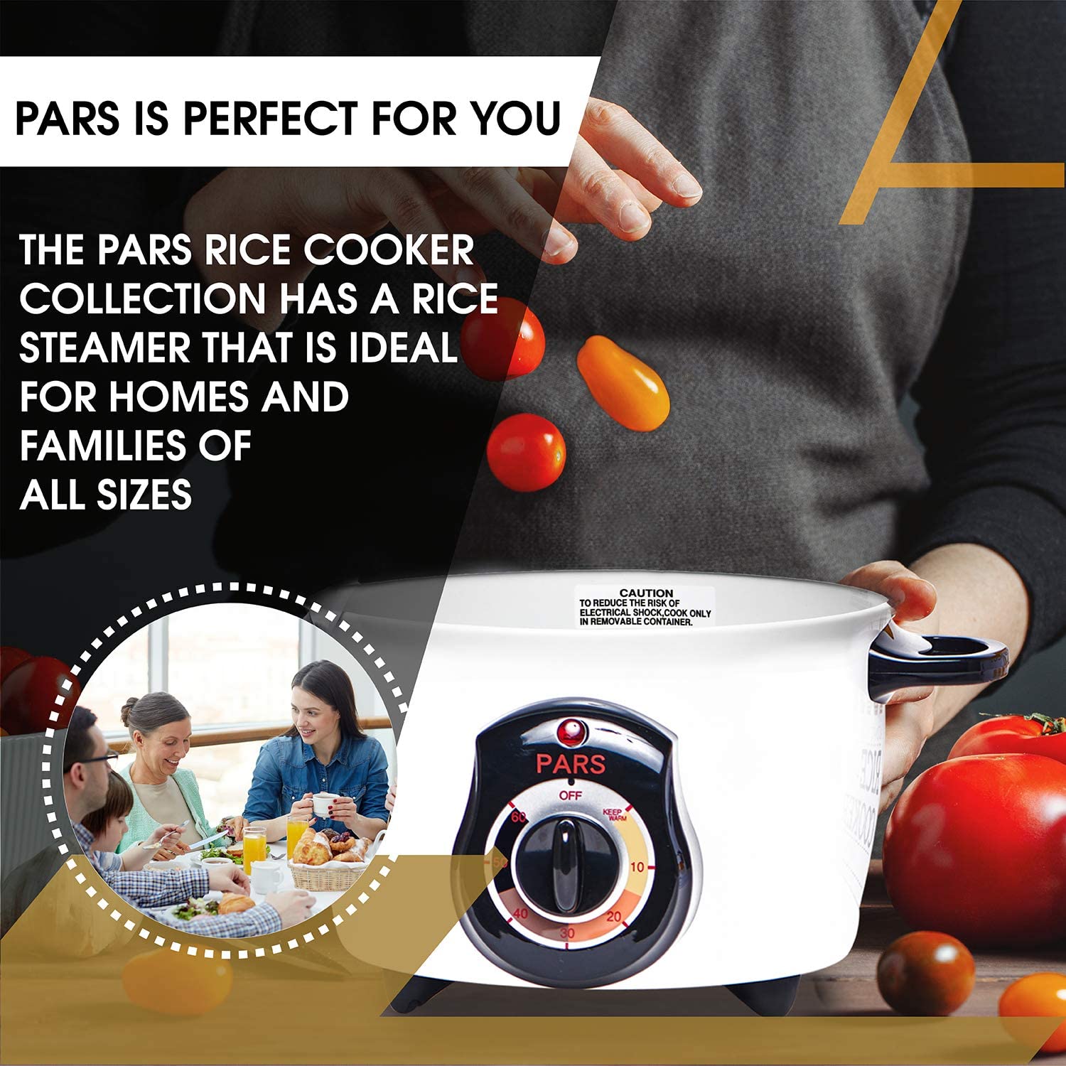 PARS Automatic Persian Rice Cooker (10 cup)
